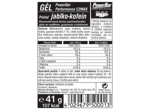 PowerBar PowerGel 41g Zelené Jablko + Kofeín