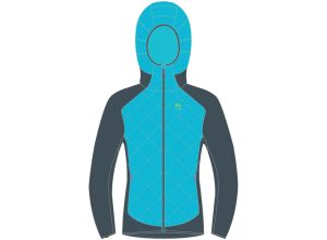 Karpos MARMAROLE dámska bunda tyrkysová/bridlicová