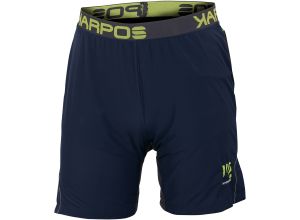 Karpos FAST kraťasy tmavomodré/žlté fluo