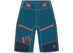 Karpos Rapid Baggy Kraťasy modré/tmavomodré/oranžové