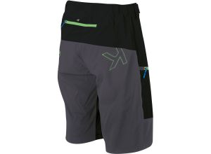 Karpos RAPID Baggy kraťasy čierne/tmavomodré/zelené fluo