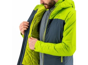 Karpos VINSON bunda bridlicová/limetková