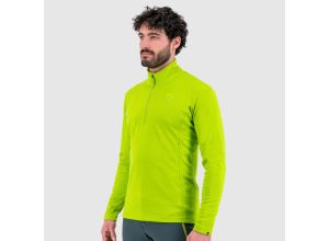 Karpos Pizzocco Half Zip flíska limetková