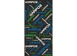 Karpos LARPOS bufka Light čierna/čierna/zelená fluo