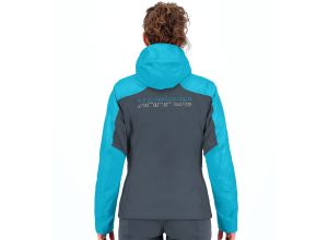 Karpos VINSON dámska bunda bridlicová/tyrkysová