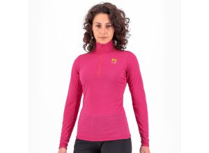 Karpos CRODA LIGHT Half Zip dámska flíska ružová