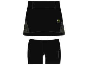 Karpos LAVAREDO RUN Bežecká sukňa čierna