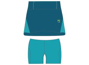 Karpos Lavaredo Run Sukňa modrá/tyrkysová