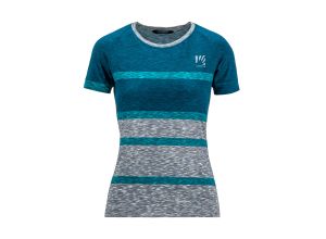 Karpos Verve Dámske Tričko modré/tyrkysové