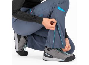 Karpos CEVEDALE EVO dámske nohavice bridlicové/tyrkysové