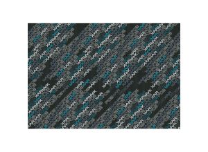 Karpos COPPOLO Merino bufka čierna/tyrkysová/biela