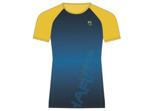 Karpos MOVED EVO tričko Indigo Bunting/High Visibility