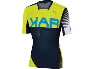 Karpos VERVE dres tmavomodrý/žltý fluo