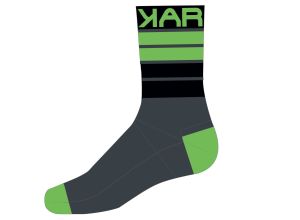 Karpos VERVE ponožky Ombre Blue/Black/Jasmine Green