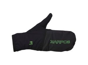 Karpos LAVAREDO rukavice čierne/zelené fluo