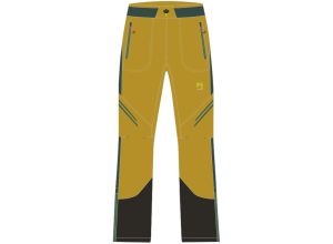Karpos ALAGNA PLUS EVO nohavice zlatohnedé/tmavozelené