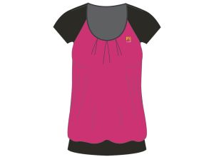Karpos Cengia Dámske Tričko ružové/čierne