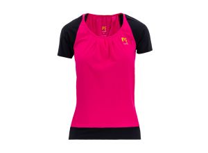 Karpos Cengia Dámske Tričko ružové/čierne