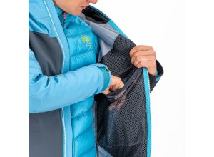 Karpos MARMOLADA dámska bunda bridlicová/tyrkysová/čierna