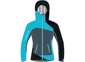 Karpos MARMOLADA dámska bunda bridlicová/tyrkysová/čierna