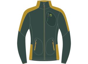 Karpos PUEZ flíska tmavozelená/zlatohnedá