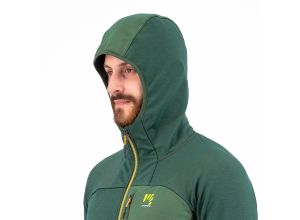 Karpos MEZZODI&rsquo; mikina flíska tmavozelená/borovicová