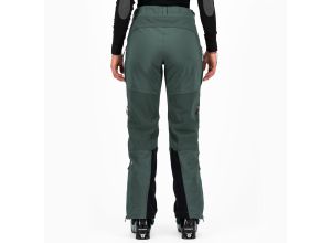 Karpos MARMOLADA dámske nohavice tmavozelené/zlatohnedé