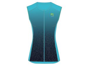 Karpos VERVE EVO dámsky dres bez rukávov Blue Atoll/Sky Captain