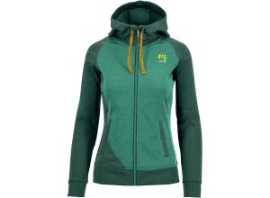Karpos PRAMPER Zip dámska mikina FROSTY S/tmavozelená