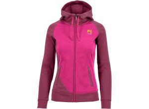 Karpos PRAMPER Zip dámska mikina ružová/malinová