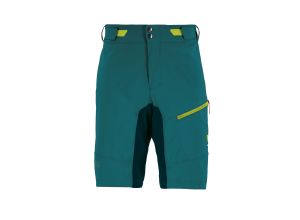 Karpos Val Viola Kraťasy modrozelené/žlté fluo