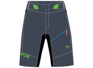 Karpos Val Viola Kraťasy modré/čierne/zelené fluo