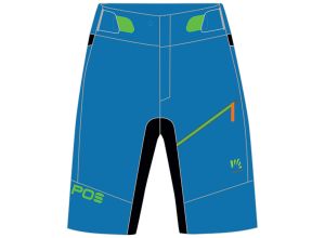 Karpos Val Viola Kraťasy modré/čierne/zelené fluo