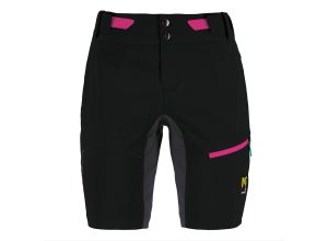 Karpos VAL VIOLA dámske kraťasy čierne/tmavosivé