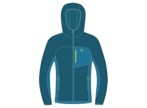 Karpos 80&rsquo;S mikina flíska morská/modrá