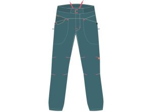 Karpos NOGHERA WINTER dámske nohavice modrozelené