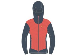 Karpos SASS DE MURA dámska bunda Hot Coral/Vintage Indigo