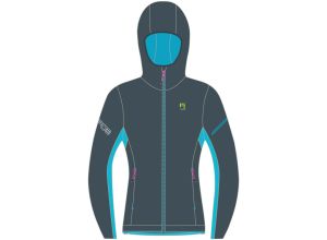 Karpos FEDERA dámska bunda bridlicová/tyrkysová