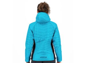 Karpos PIAN LONGHI dámska bunda tyrkysová/bridlicová