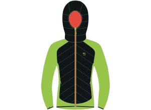 Karpos MARMAROLE detská bunda čierna/limetková