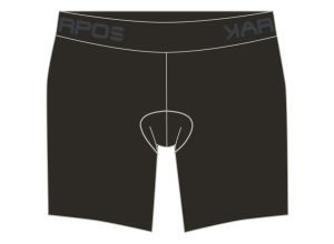 Karpos Pro-Tech Vnútorně Kraťasy čierne