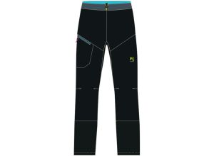 Karpos GRAND MONT SKIMO dámske nohavice čierne/tyrkysové