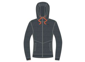 Karpos TOTOGA HEMP mikina so zipsom Ombre Blue Melange