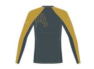 Karpos LAVAREDO dres s dlhým rukávom Dark Slate/Lemon Curry