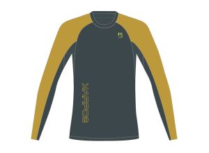 Karpos LAVAREDO dres s dlhým rukávom Dark Slate/Lemon Curry