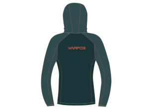 Karpos AMBRIZZOLA mikina so zipsom Dark Sea/Balsam