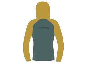 Karpos AMBRIZZOLA mikina so zipsom North Atlantic/Lemon Curry