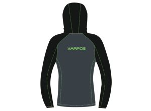 Karpos AMBRIZZOLA mikina so zipsom Ombre Blue/Black