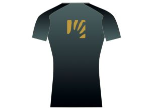 Karpos PRATO PIAZZA tričko Black/North Atlantic/Lemon Curry