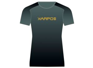 Karpos PRATO PIAZZA tričko Black/North Atlantic/Lemon Curry